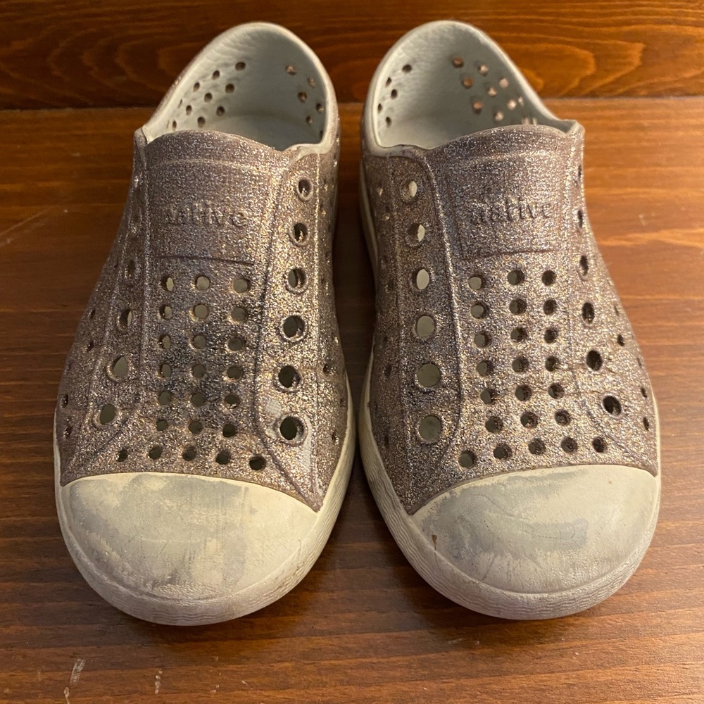 Native Shoes Jefferson Silver Glitter